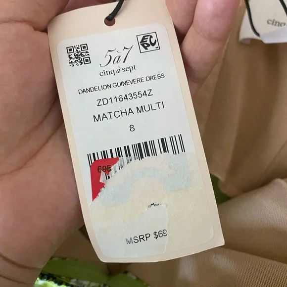 cinq a sept || dandelion Guinevere strapless dress - Picture 9 of 9